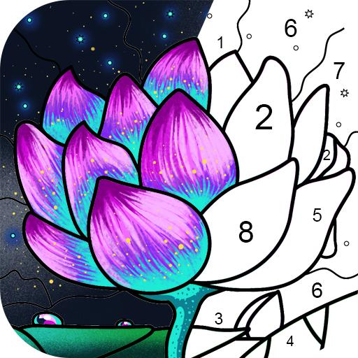 the most downloaded games - Paint by Number Coloring Games