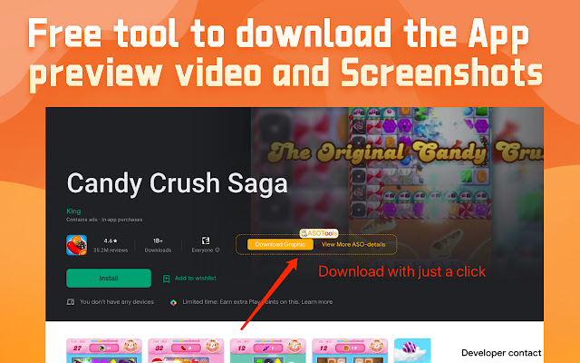 Free aso tool - Feature Graphic Downloader for App Store(ASO)
