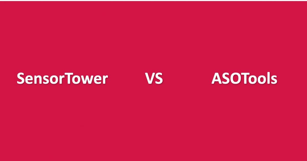 SensorTower Vs ASOTools