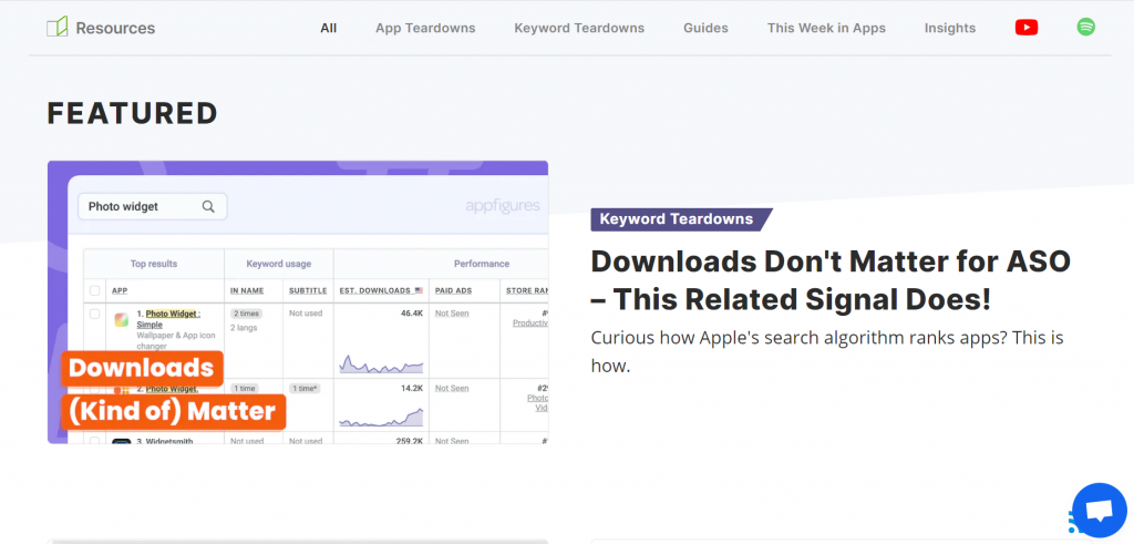 What is Appfigures-Resources